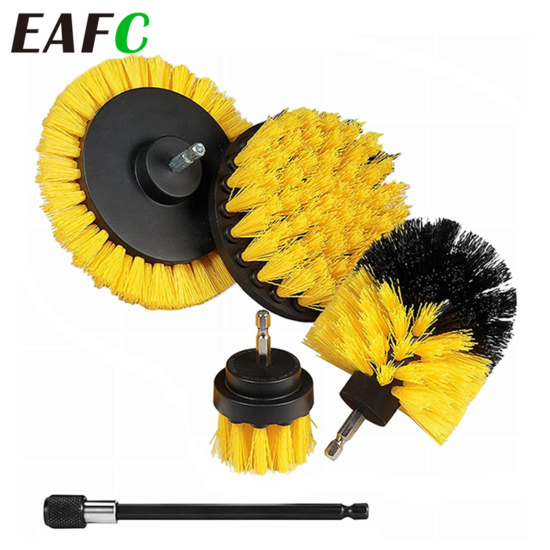 Commercial Kitchen Cleaning - 5pcs 3pcs Drill-Brush Cleaner Scrubbing Brushes