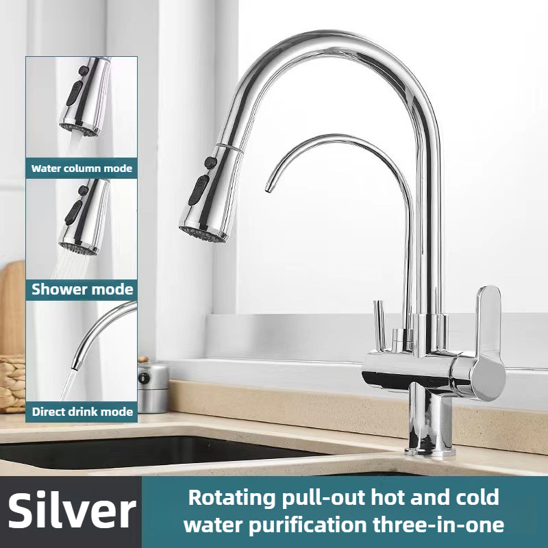 Commercial Kitchen Faucet - Commercial Kitchen Faucet with Dual Function