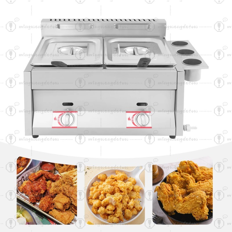 Commercial Kitchen Machinery - NEW Commercial Gas Deep Fryer 12L