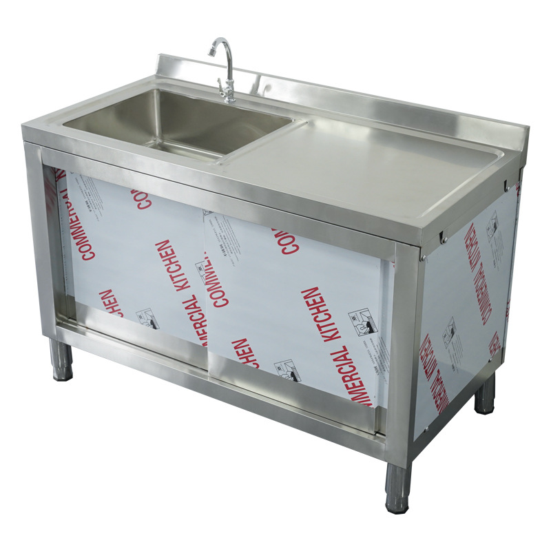 Commercial Kitchen Dishwasher - LH Commercial Stainless Steel Sink Cabinet