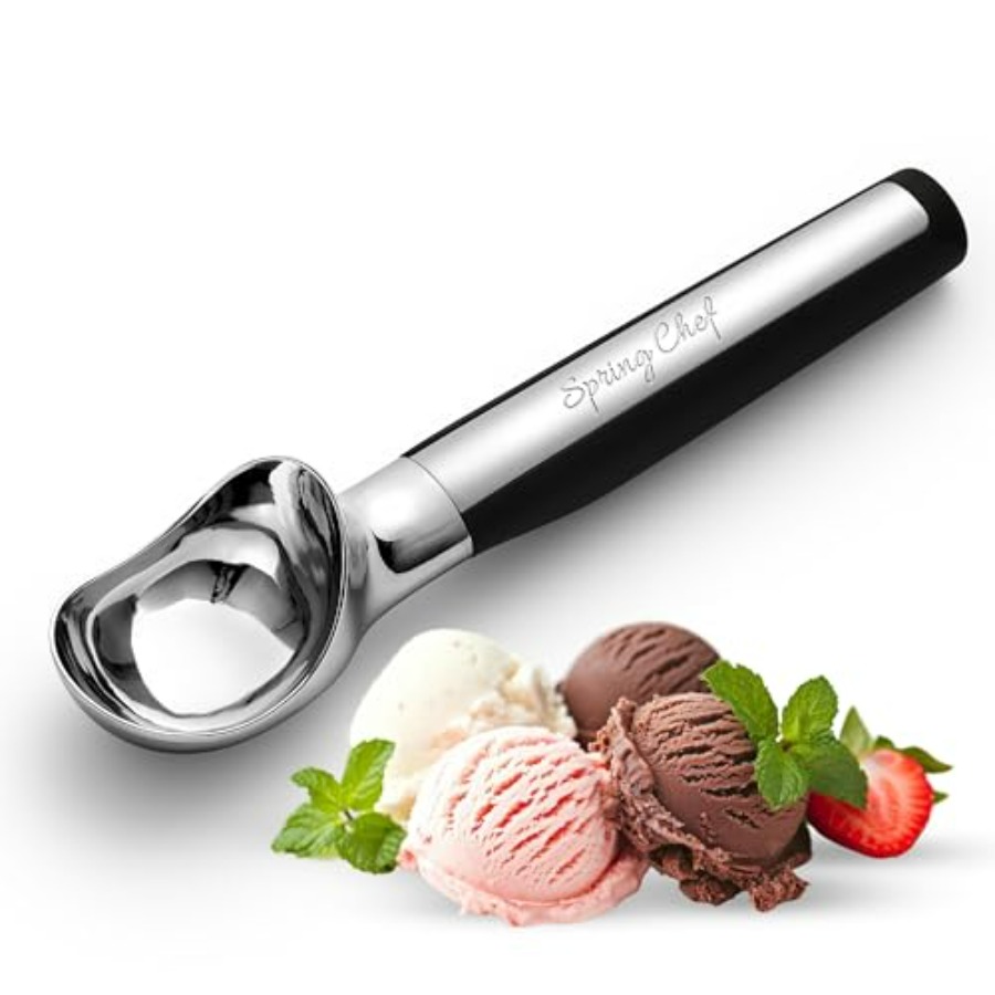 Commercial Kitchen Dishwasher - Heavy Duty Metal Ice Cream Scoop