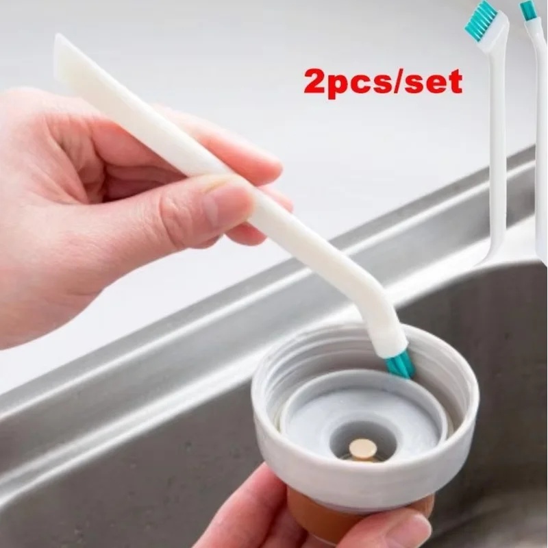 Commercial Kitchen Cleaning - 2 Pcs/Set Cleaning Narrow Brush Long
