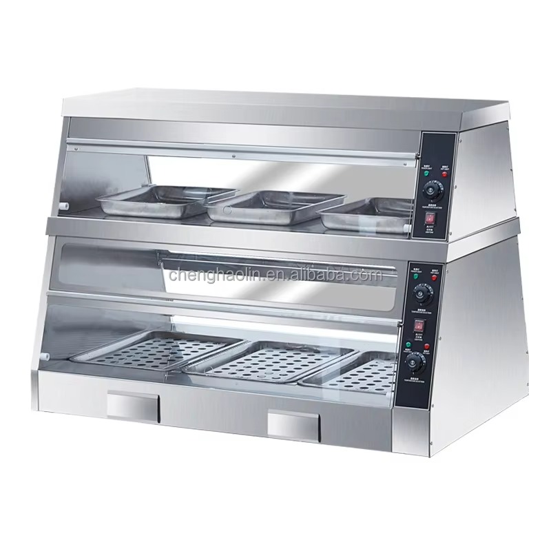 Commercial Kitchen Machinery - Food Heating Hamburger Fried Chicken Electric