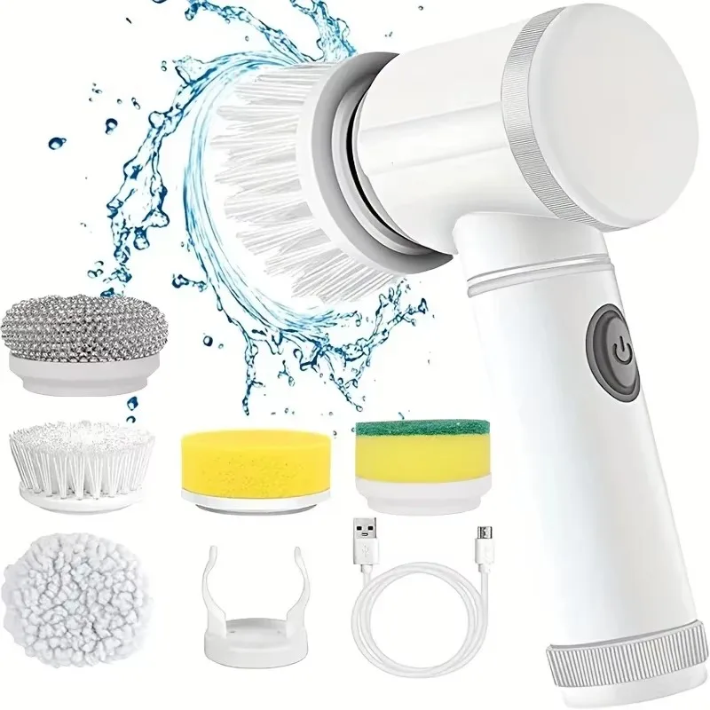 Commercial Kitchen Cleaning - New Cordless Spin Scrubber Electric Rechargeable
