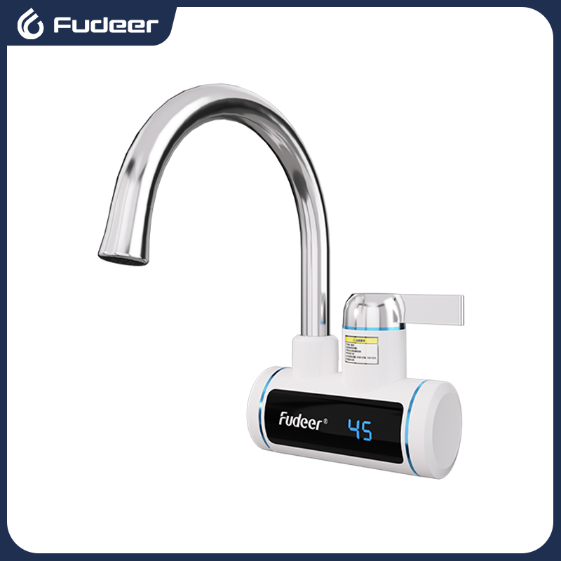 Commercial Kitchen Faucet - Fudeer Electric Water Heater 220V Kitchen