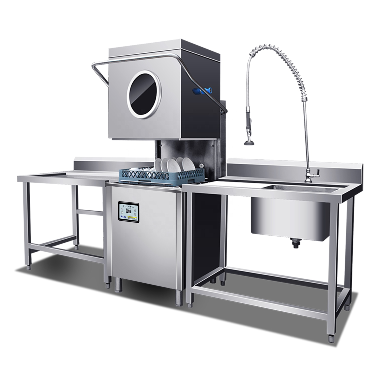 Restaurant Hotel Kitchen 16KW  - đánh giá và giá Commercial Kitchen Dishwasher