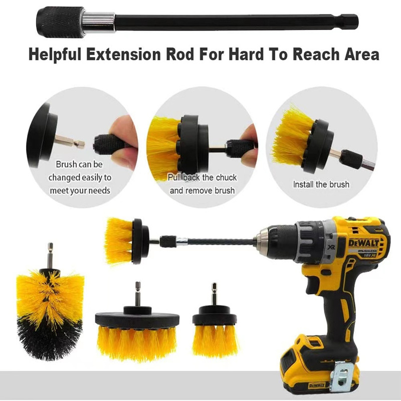 5pcs 3pcs Drill-Brush Cleaner  - đánh giá và giá Commercial Kitchen Cleaning