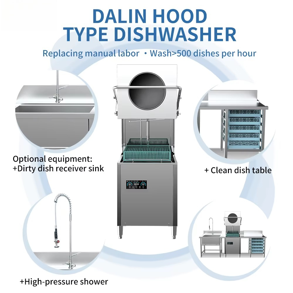 5KW 7KW 9KW Freestanding Smart - đánh giá và giá Commercial Kitchen Dishwasher
