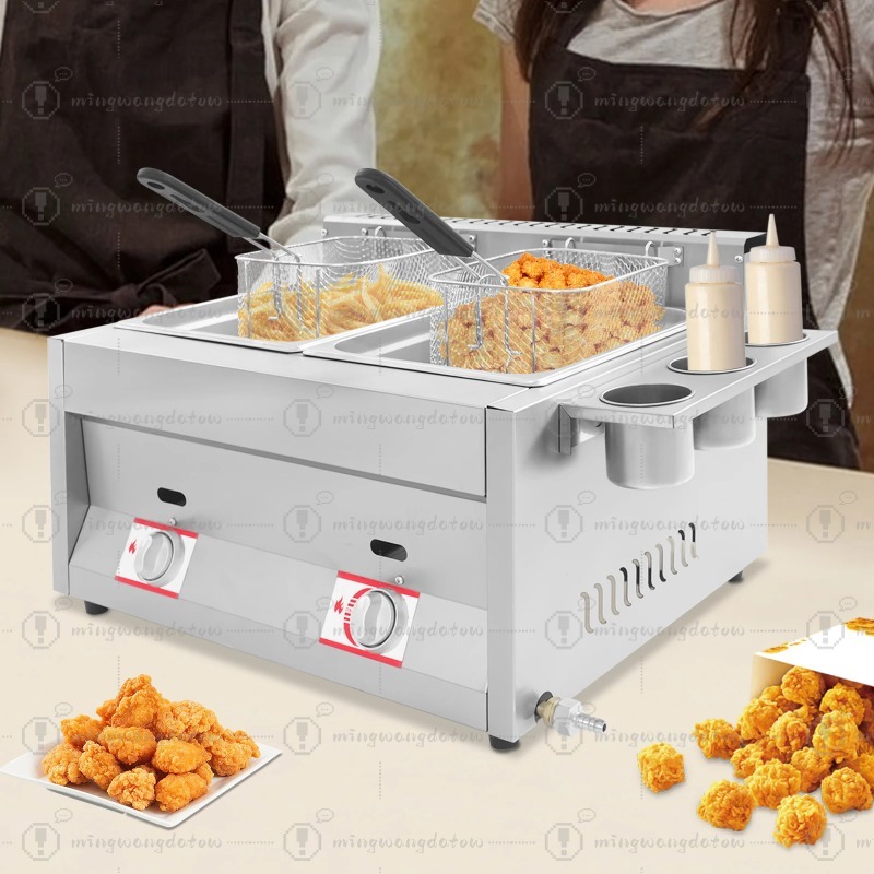 NEW Commercial Gas Deep Fryer  - đánh giá và giá Commercial Kitchen Machinery