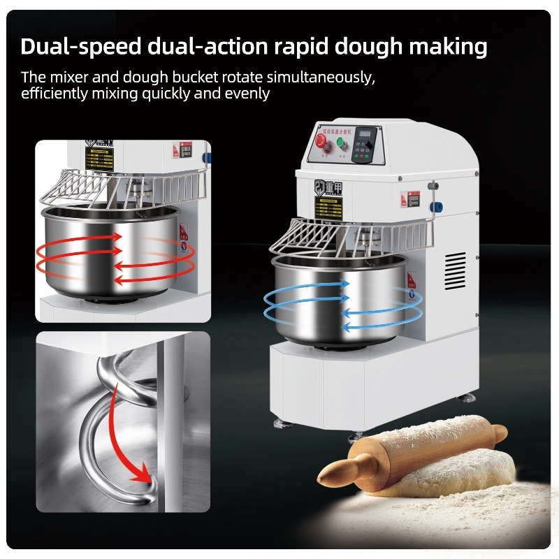 High Performance Electric Stan - đánh giá và giá Commercial Kitchen Mixers Dough Mixer