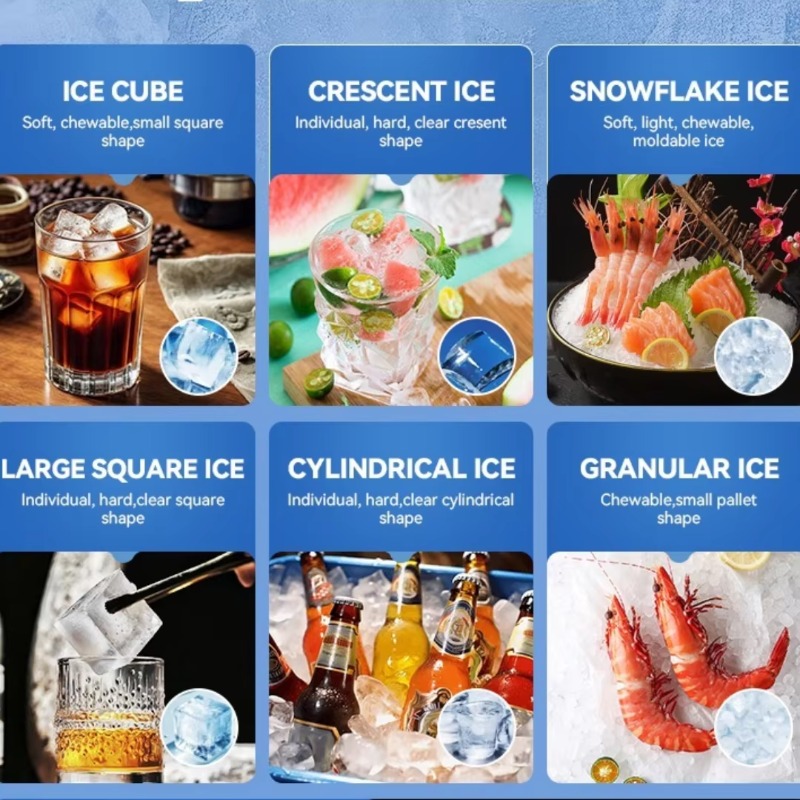 Commercial Automatic Cube Ice  - đánh giá và giá Commercial Ice Maker