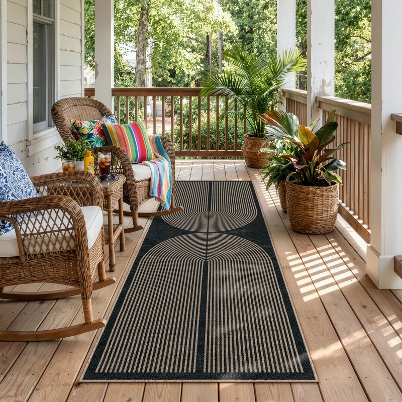 Art Deco Runner Rug Green Back - đánh giá và giá Commercial Kitchen Background