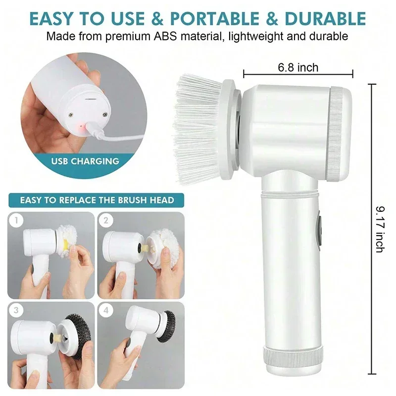Cordless electric rotary scrub - đánh giá và giá Commercial Kitchen Cleaning