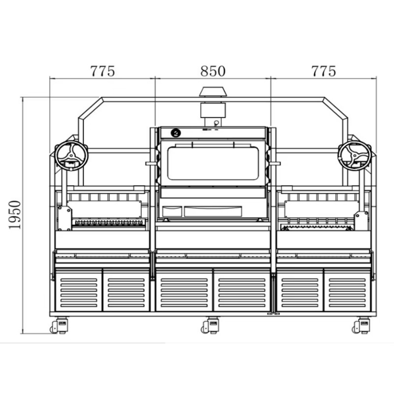 Commercial Vertical Kebab Broi - đánh giá và giá Commercial Kitchen Broiler