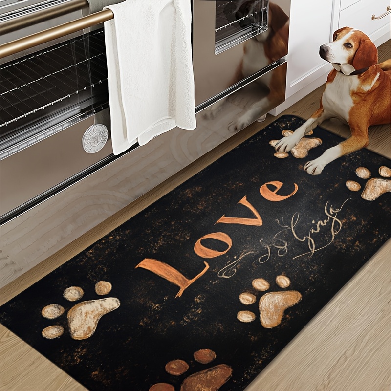Cat Dog Paw Print Pattern Kitc - đánh giá và giá Commercial Kitchen Background