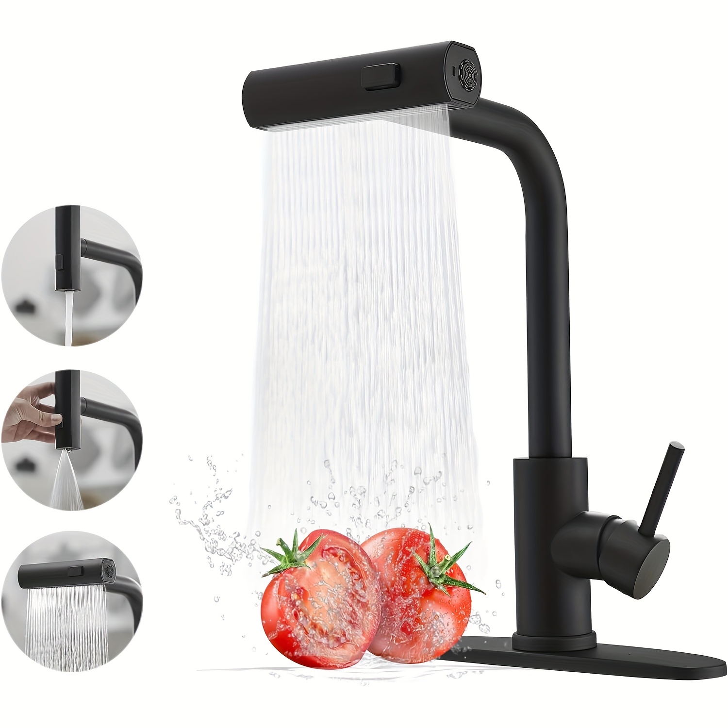 1 PC Black Kitchen Faucet With - đánh giá và giá Commercial Kitchen Faucet