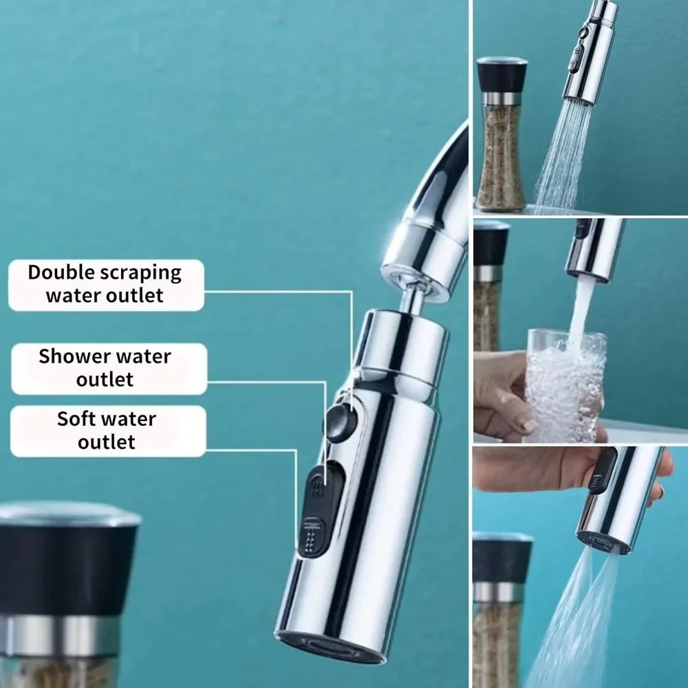 1pc 3 in1 Flexible Kitchen Fau - đánh giá và giá Commercial Kitchen Faucet