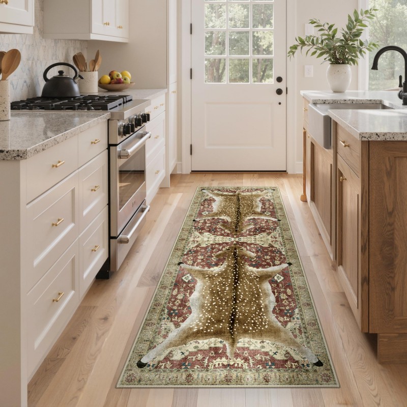 Mushroom Butterfly Runner Rug  - đánh giá và giá Commercial Kitchen Background