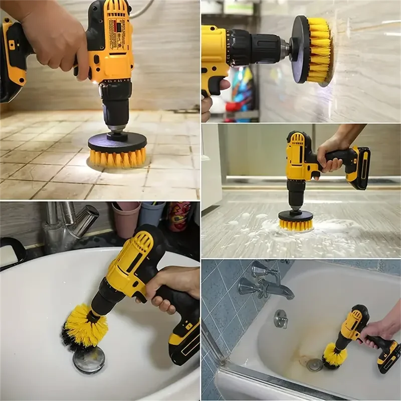 3 pcs/set drill brush set powe - đánh giá và giá Commercial Kitchen Cleaning