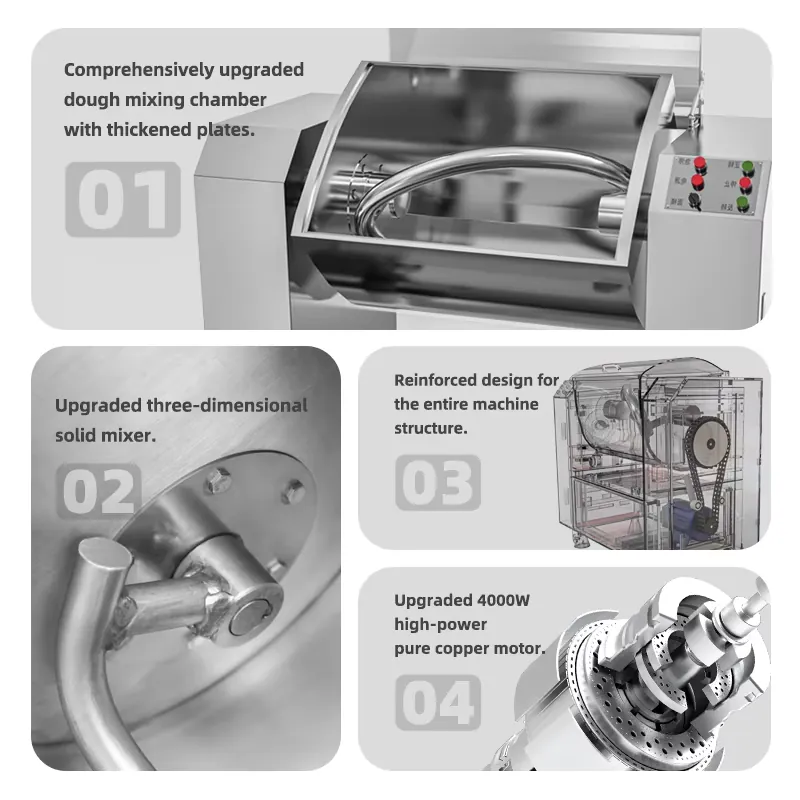 Factory Wholesale High Efficie - đánh giá và giá Commercial Kitchen Mixers Dough Mixer