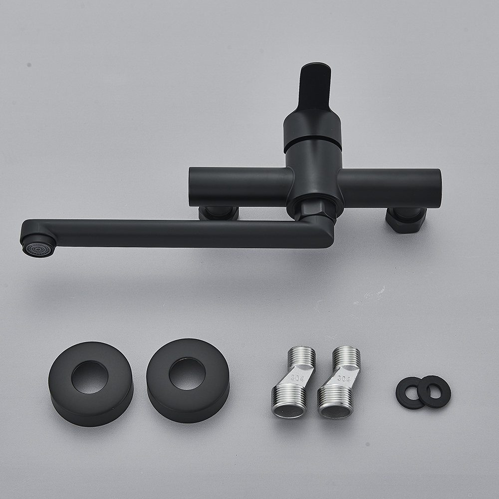 Black Wall Mounted Kitchen Fau - đánh giá và giá Commercial Kitchen Faucet