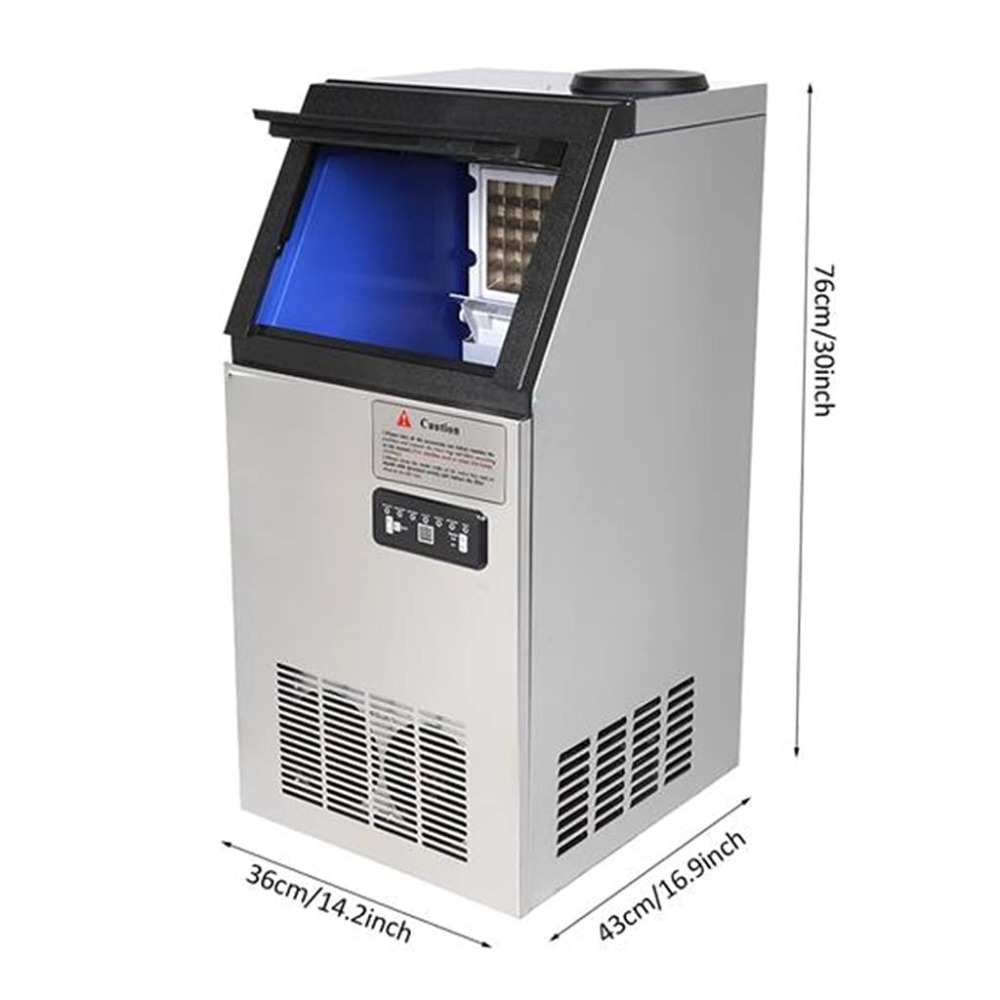 Commercial Ice Maker 110Lbs/24 - đánh giá và giá Commercial Ice Maker