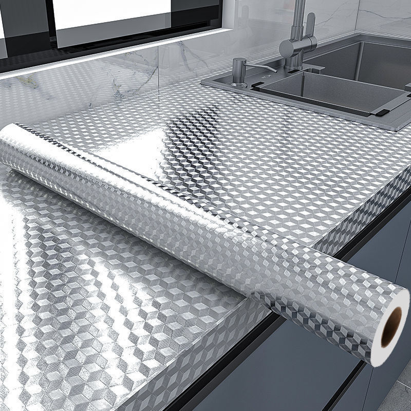 Aluminum Foil Anti Oil Kitchen - đánh giá và giá Commercial Kitchen Wall