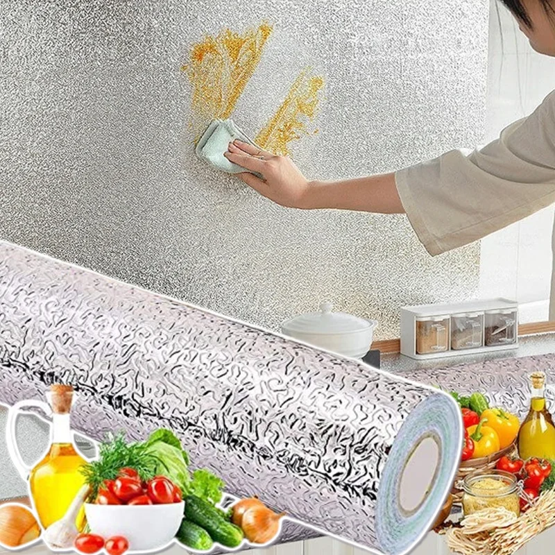 Aluminum Foil Anti Oil Kitchen - đánh giá và giá Commercial Kitchen Wall