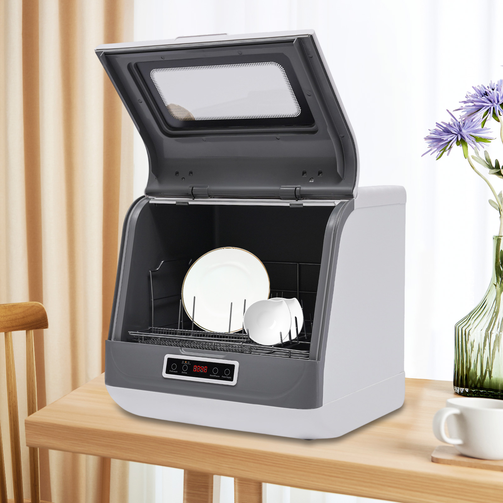 Countertop Dishwasher+800W Rat - đánh giá và giá Commercial Kitchen Dishwasher