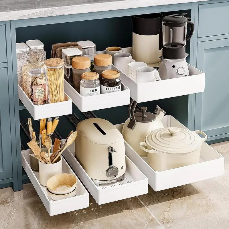 1-2pcs Kitchen Organizer Pull  - đánh giá và giá Commercial Kitchen Swing Door