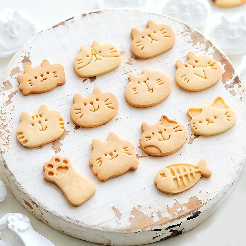 Cute Kitten DIY Stamp Cookie C - đánh giá và giá Commercial Kitchen Accessories