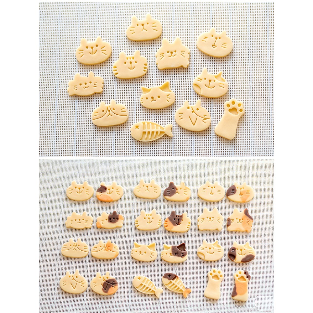 Cute Kitten DIY Stamp Cookie C - đánh giá và giá Commercial Kitchen Accessories