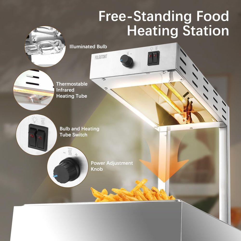 French Fry Warmer, Commercial  - đánh giá và giá Commercial Kitchen Accessories