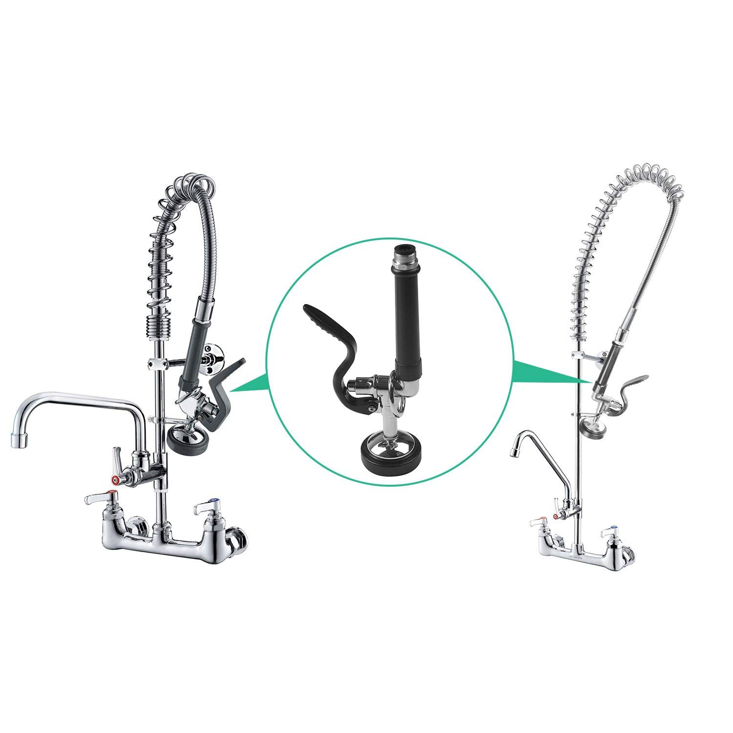 In stock Pre Rinse Sprayer Com - đánh giá và giá Commercial Kitchen Faucet