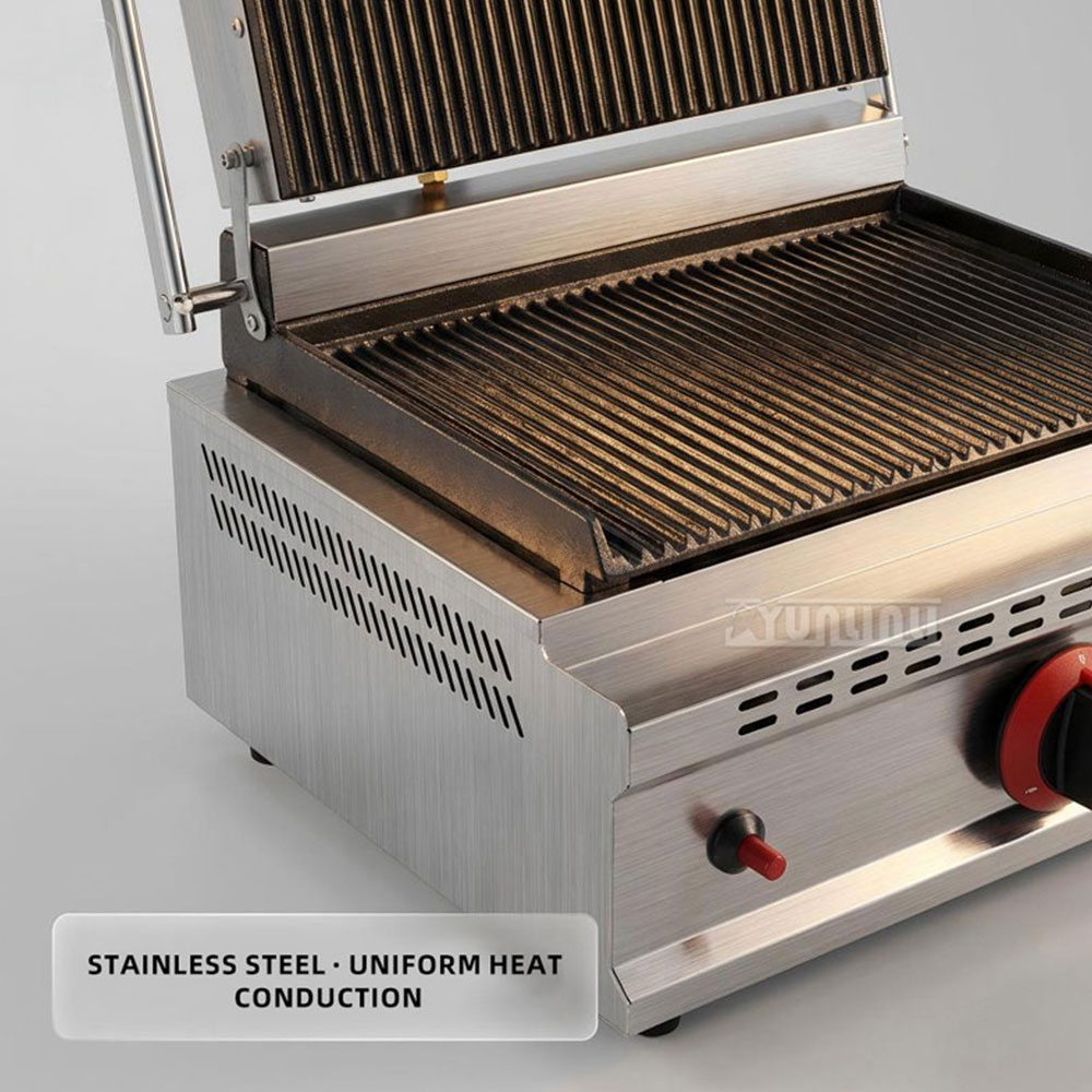 GH-812 Gas Pressure Plate Gril - đánh giá và giá Commercial Kitchen Grill